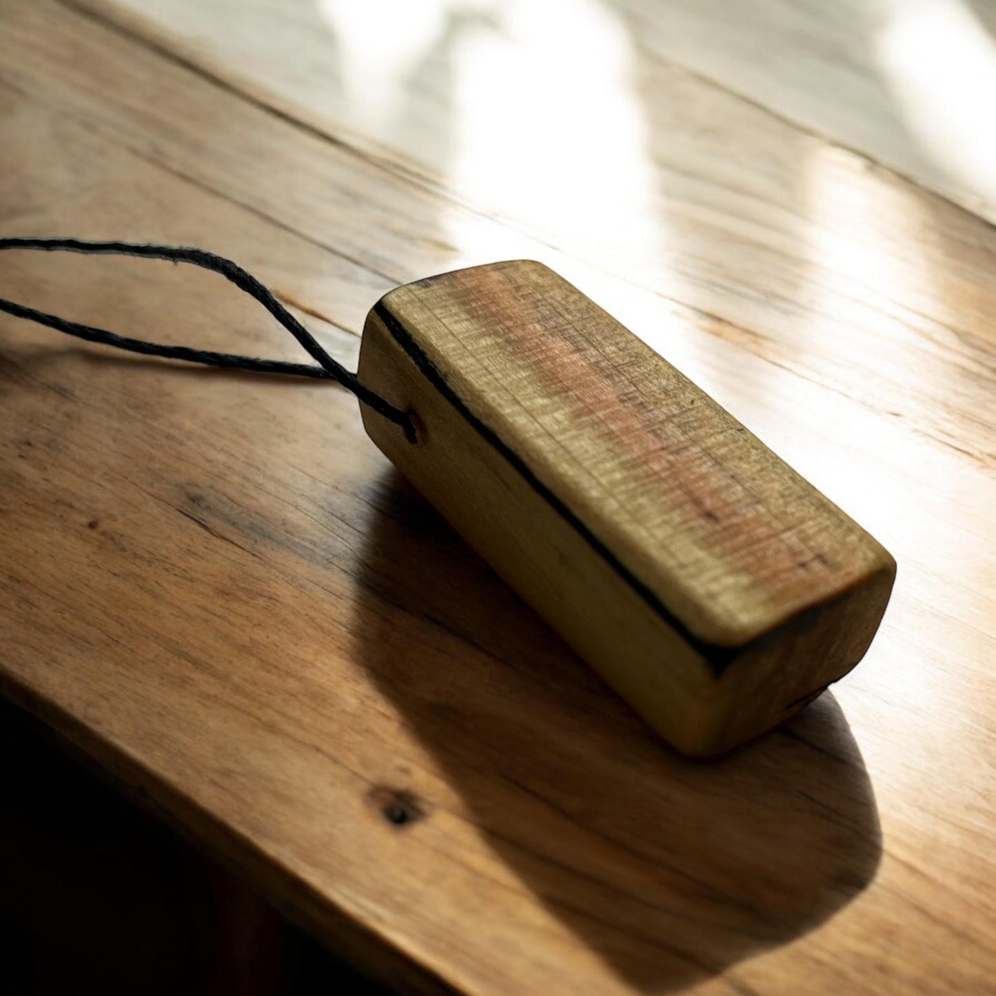 Spalted Poplar Pendant
