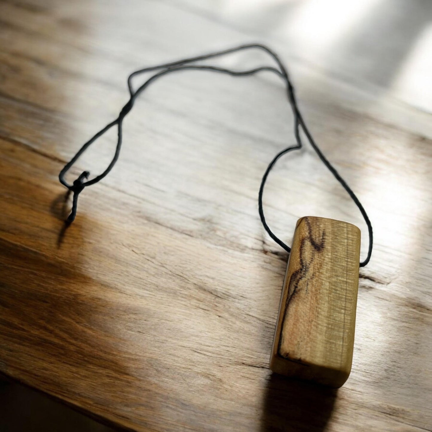 Spalted Poplar Pendant