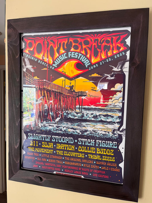 ~Burnt Pine~ Poster+Frame combo